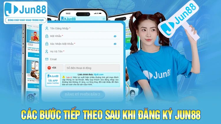 Bước tiếp theo khi đăng ký hoàn tất