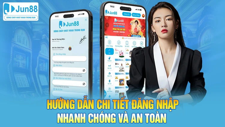 Hướng dẫn chi tiết cách đăng nhập Jun88 nhanh chóng và an toàn